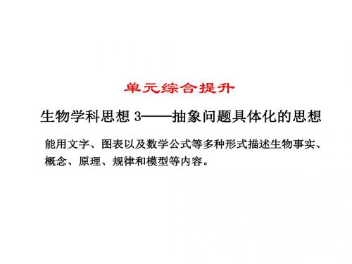 2012届高考生物第一轮单元知识点复习10