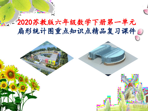 2020苏教版六年级数学下册第一单元扇形统计图重点知识点精品复习课件