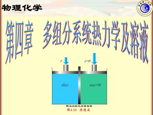 第3章_多组分系统热力学及其在溶液中的应用