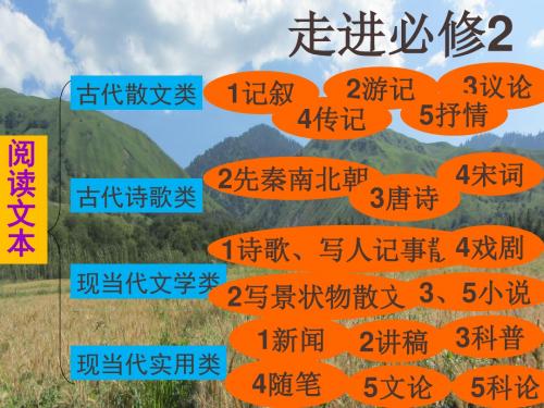 必修二第一单元导读