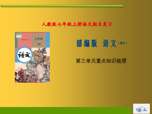 复习课件03++七年级上册第三单元重点知识梳理-七年级语文上册期末复习知识梳理及典型题过关