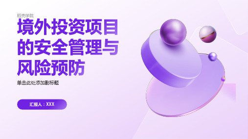 境外投资项目的安全管理与风险预防