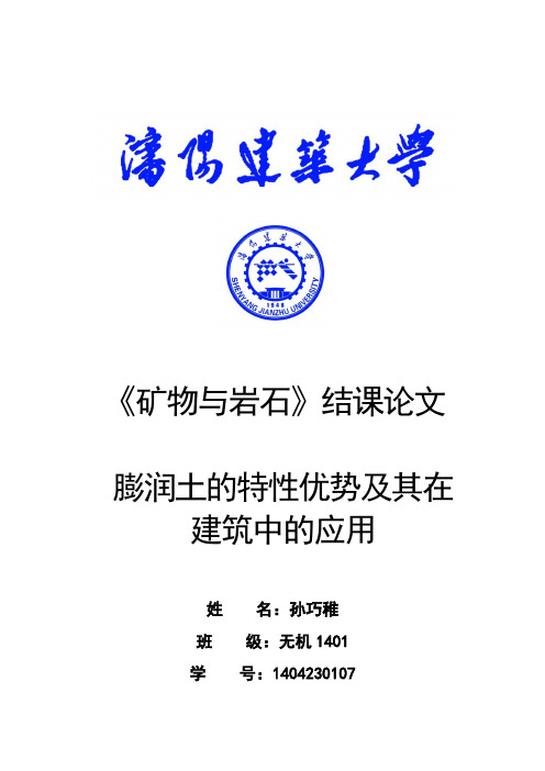 蒙脱石论文
