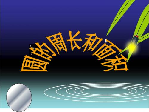 六年级上册数学圆的周长和面积人教新课标