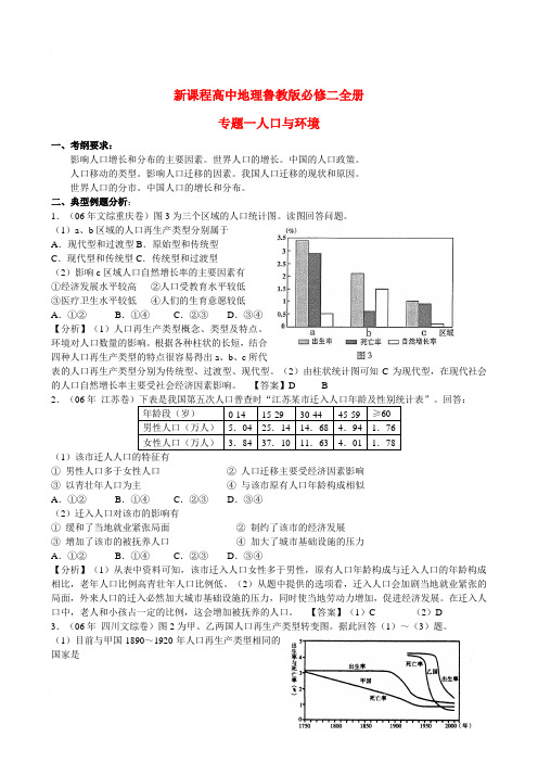 高中地理全册专题课件鲁教版必修2