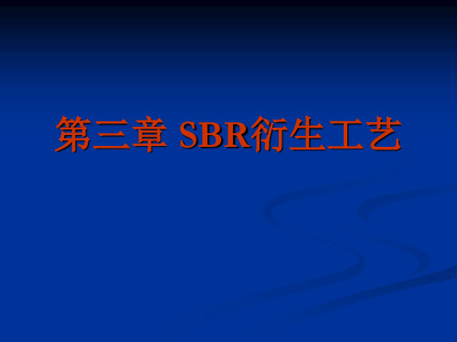 SBR衍生工艺