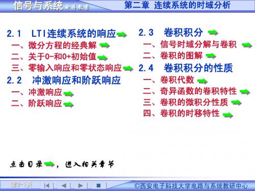 信号与系统教案第2章(吴大正)