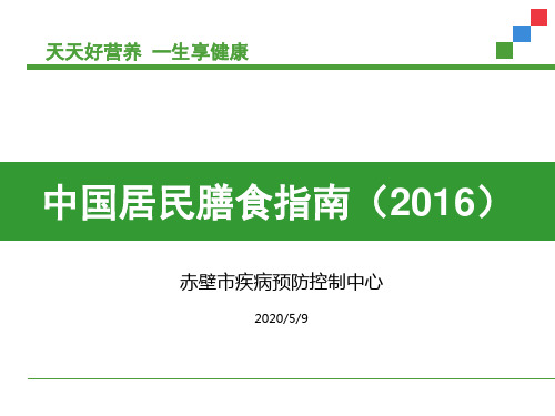 中国居民膳食指南2016