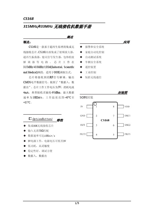CS168数据手册ver1.1