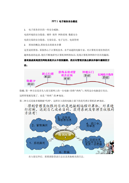 电商安全复习整理
