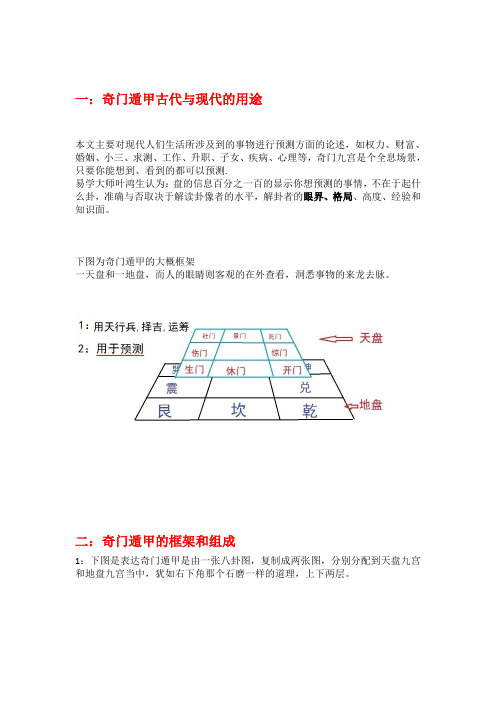 叶鸿生奇门遁甲快速入门