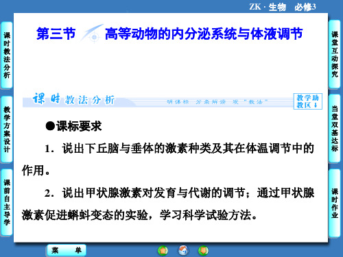 《高等动物的内分泌系统与体液调节》 课件 4