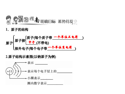 九上化学(人教版)课件-原子的构成及原子核外电子的排布