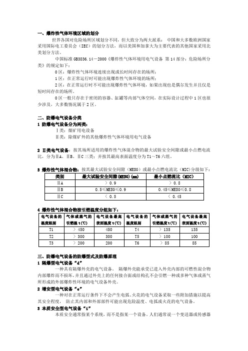 仪器仪表的防爆知识