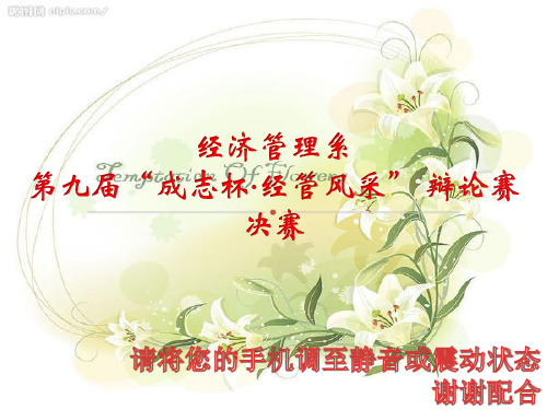 辩论赛冠亚军争夺赛