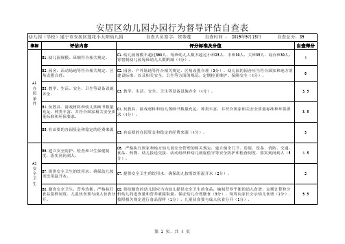 2.安居区幼儿园办园行为督导评估自查表
