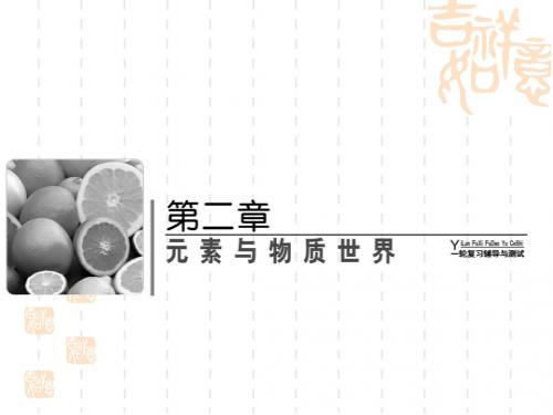 2014年高考化学一轮知识梳理课件：2-1 元素与物质的关系(49张PPT)(鲁科版)