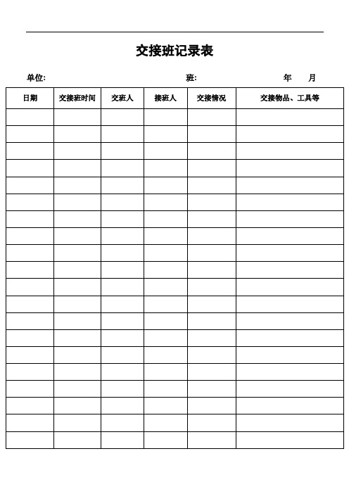 物业管理工程部全套表格[详细]