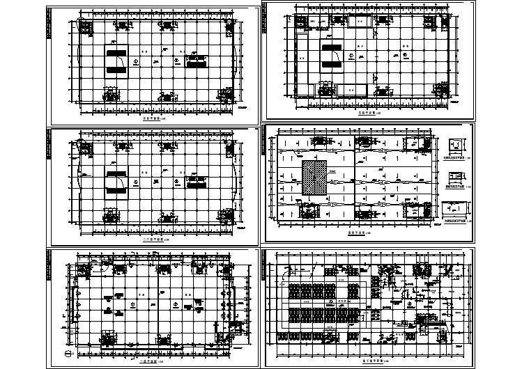 某地区某商场平面建筑cad设计图纸