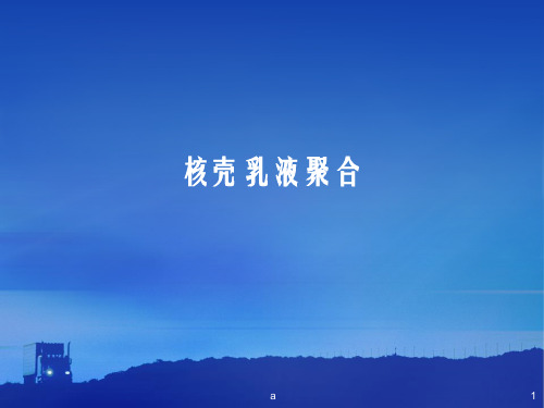 核壳乳液聚合