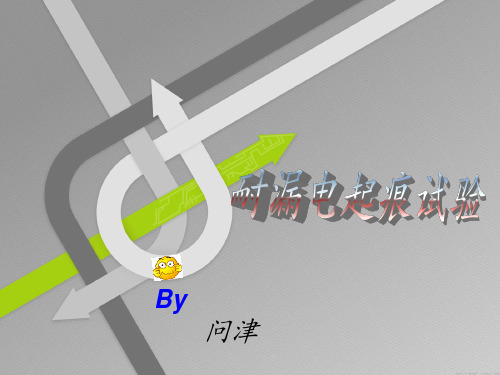 耐漏电起痕试验