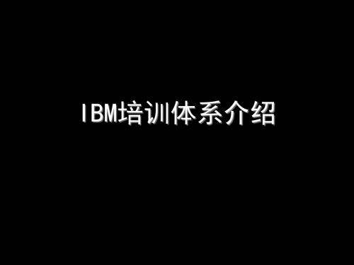 各大知名公司培训体系介绍-38页PPT资料