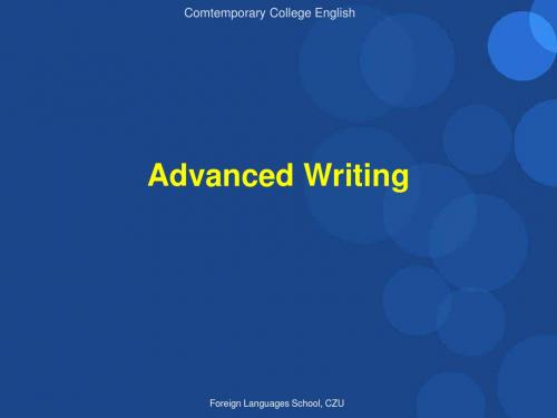 Advanced Writing-L1