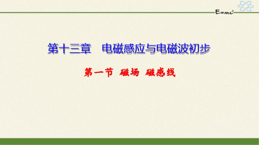 《第13章 1.磁场 磁感线》课件、同步练习、导学案