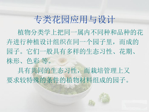 专类园设计