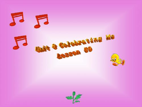 英语：Unit-8-《Celebrating-Me!》Lesson-59课件(2)(冀教版八年级上)(2018-2019)