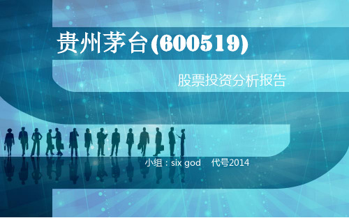 贵州茅台股票证券投资分析报告