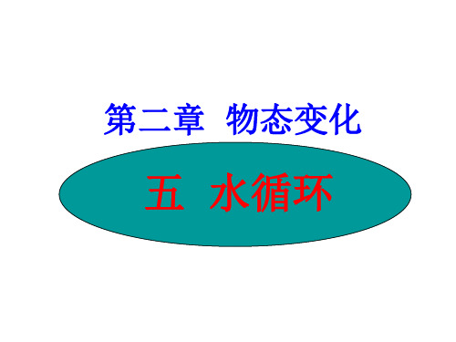 苏科版《2.5水循环》ppt课件(25页)