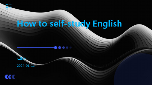How to self-study English
