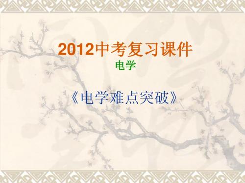 电学  难点突破  电表改装