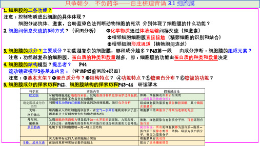 05 细胞膜和细胞核-2024年高考生物一轮复习课件(新教材新高考)