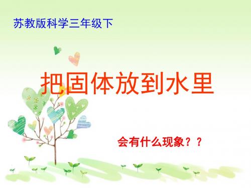 苏教小学科学三下《3.2.把固体放到水里》PPT课件(6)