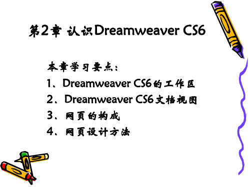 新媒体网页设计与制作—Dreamweaver CS6基础、案例、技巧实用教程课件第2章