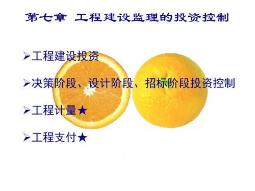7 工程建设监理的投资控制