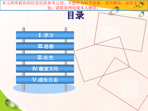 寝室心理之家设计方案培训课件