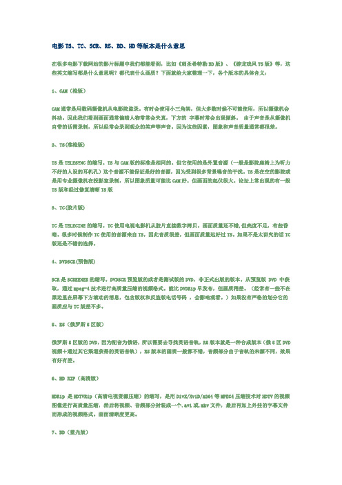 电影版式