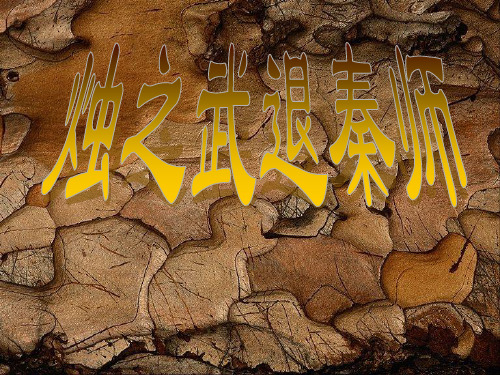 人教新课标高中语文必修一 课件：第二单元第4课《烛之武退秦师》(共40张PPT)