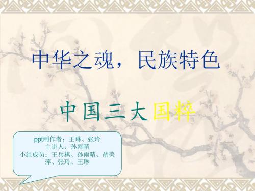 中华之魂,民族特色