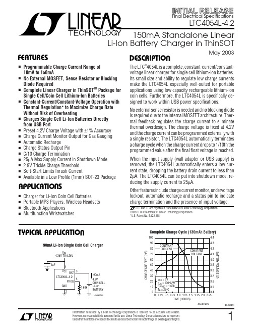 LTC4054datasheet