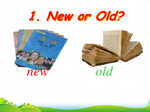 新冀教版四年级英语上册《Lesson 2 New and Old》精品课件