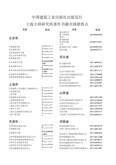 书店电话