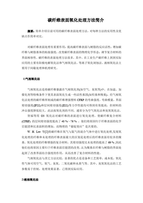 纤维表面处理