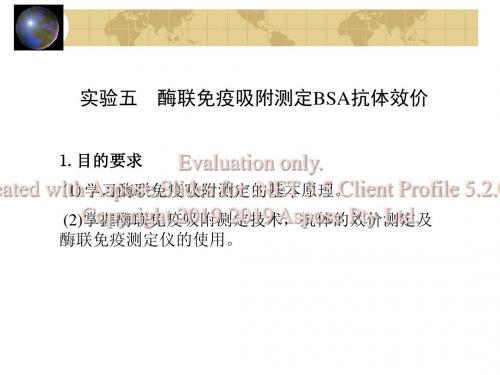 抗体效价的Elisa测定-PPT精选文档