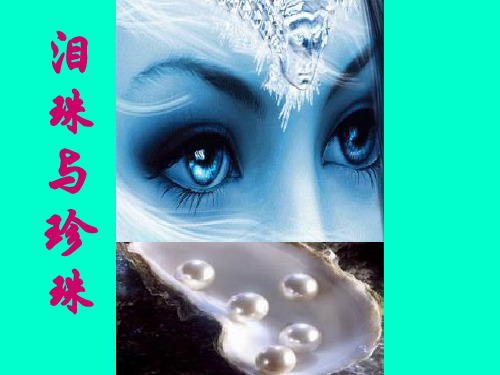 《泪珠与珍珠》ppt课件