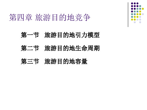 旅游业的目的地竞争