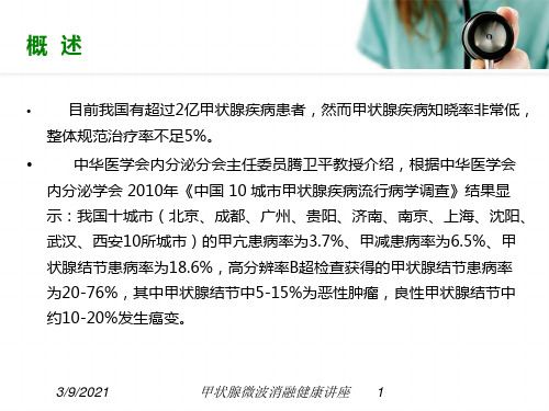 甲状腺微波消融健康讲座培训课件